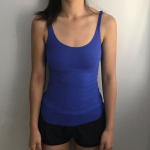 Blue bebe workout tank - size S/P
